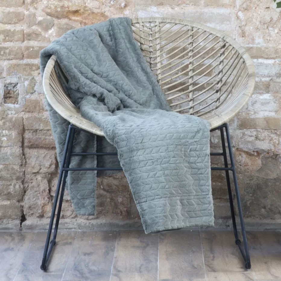 Banak Grey* Mantas Y Plaids